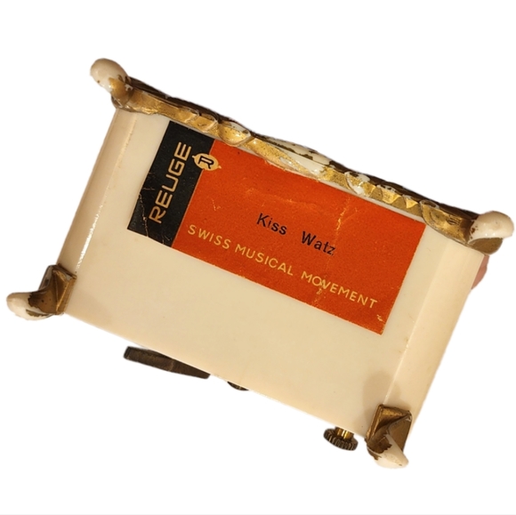 Vintage Reuge Swiss Musical Movement Alarm Clock Made in Germany - Picture 9 of 12